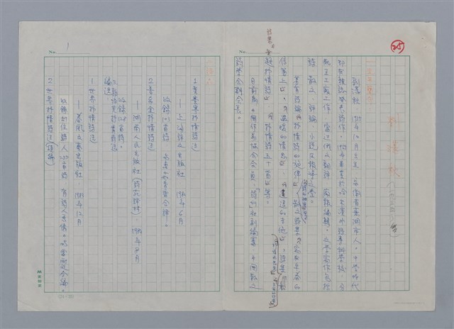 主要名稱：劉湛秋/劃一題名：現代譯詩名家鳥瞰圖檔，第1張，共4張