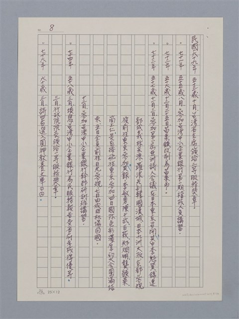 主要名稱：卷6 研究資料彙編（影本）/劃一題名：《羅浪詩文集》編輯資料圖檔，第9張，共26張