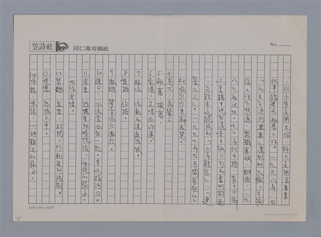 主要名稱：未曙的黎明 鍾喬（影本）/副題名：懷記耀忠大哥/劃一題名：土地的戀歌─苗栗文學讀本（一） 圖檔，第3張，共6張