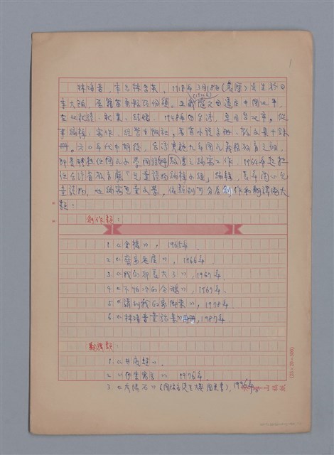 主要名稱：林海音/劃一題名：4編：8章兒童文學/劃一題名：苗栗縣文學史圖檔，第1張，共4張