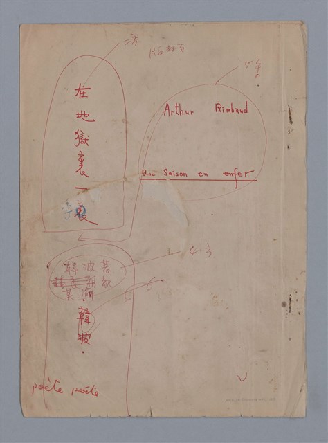 主要名稱：在地獄裏一季（散頁）/劃一題名：在地獄裏一季圖檔，第1張，共22張