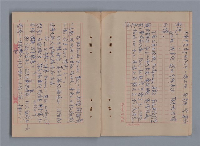 主要名稱：1983年 6月（2）/翻譯名稱：CAHIERS D'ULYSSE/劃一題名：猶里西斯手記圖檔，第7張，共17張