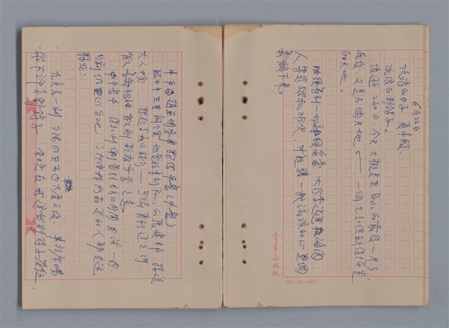 主要名稱：1983年 6月（2）/翻譯名稱：CAHIERS D'ULYSSE/劃一題名：猶里西斯手記圖檔，第14張，共17張