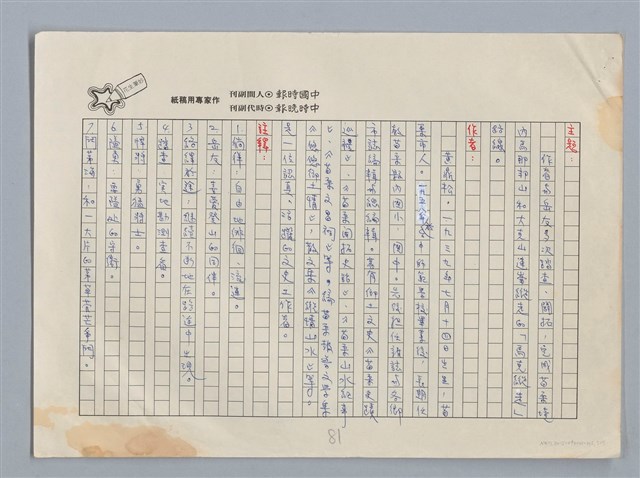 主要名稱：徜徉馬那邦山脊 黃鼎松/劃一題名：扁擔專家——苗栗文學讀本（三）圖檔，第7張，共9張