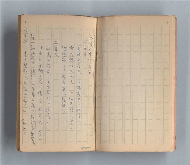 主要名稱：《莫渝札記》第7號圖檔，第3張，共59張