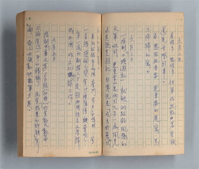 主要名稱：《莫渝札記》第15號圖檔，第5張，共55張