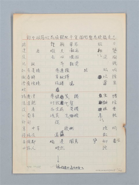 主要名稱：《古今韻會舉要》研讀筆記圖檔，第11張，共107張