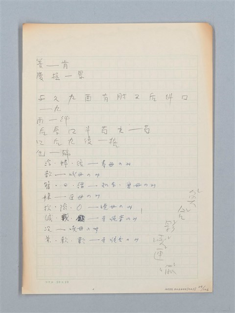 主要名稱：《古今韻會舉要》研讀筆記圖檔，第24張，共107張