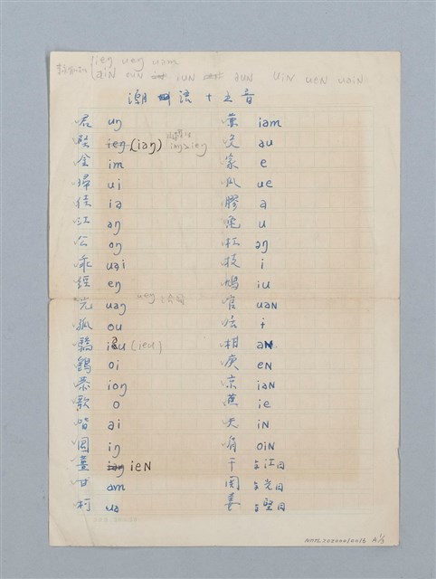 主要名稱：「十五音」について（影本）圖檔，第18張，共23張