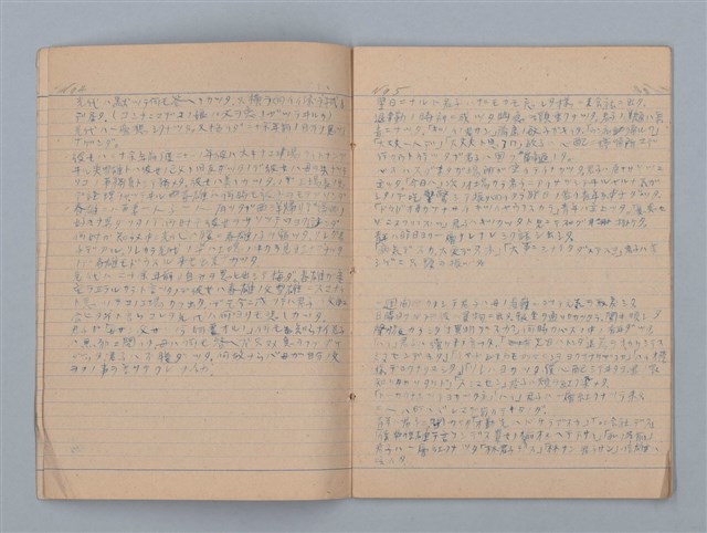 主要名稱：描繪キ；月光ノ影；笛ノ音；母ノ償；秋の初め頃（無書皮筆記本）圖檔，第4張，共19張