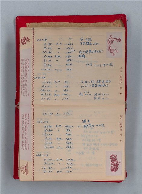 主要名稱：集成日記（育兒紀錄）圖檔，第12張，共190張