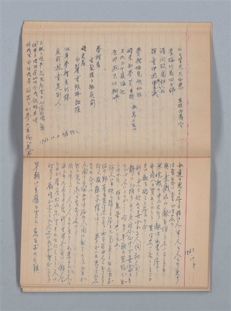 主要名稱：1959-03-05～1965-05-28 記事（筆記本）圖檔，第28張，共43張