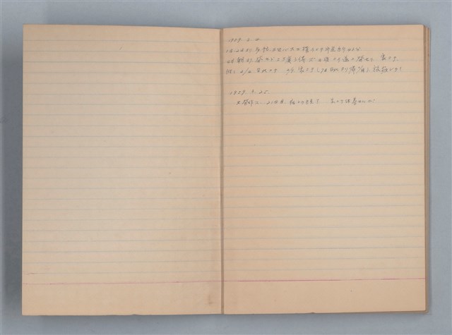 主要名稱：1959-03-05～1965-05-28 記事（筆記本）圖檔，第38張，共43張