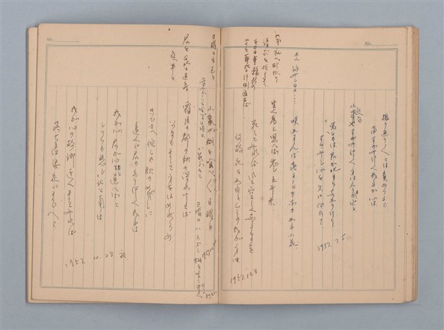 主要名稱：1953-02-09～1959-10-13 創作筆記（筆記本）圖檔，第15張，共38張