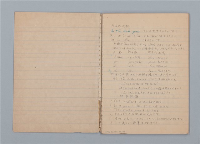 主要名稱：「恋の使者一シエニ一」等雜記（筆記本）圖檔，第2張，共35張