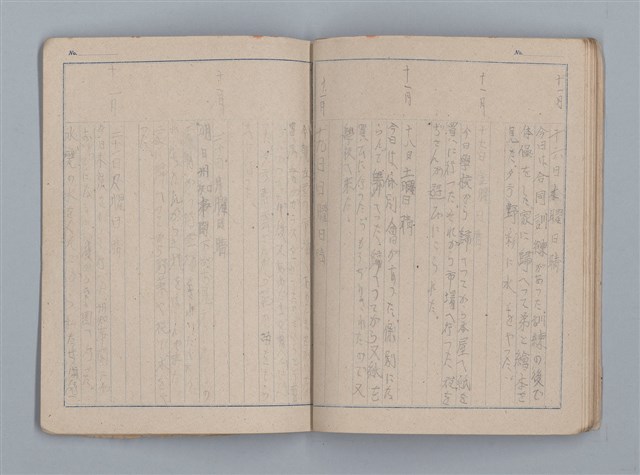 主要名稱：昭和19年度 日記帳（筆記本）圖檔，第31張，共36張