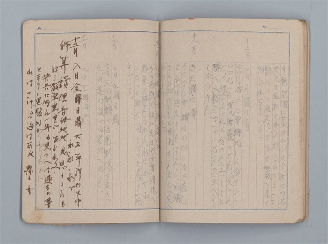 主要名稱：昭和19年度 日記帳（筆記本）圖檔，第34張，共36張