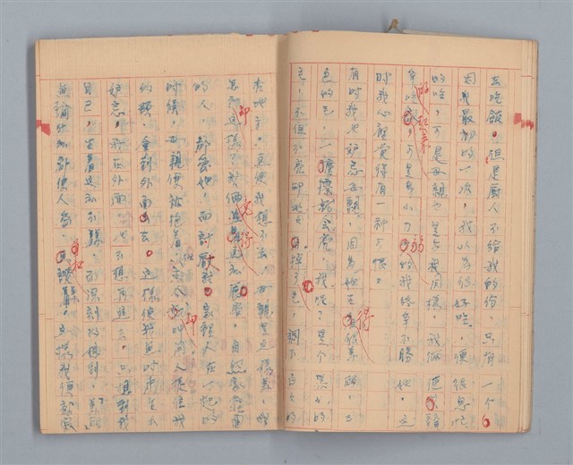 主要名稱：省立高雄女子中學作文簿（「祖父」等）圖檔，第8張，共16張
