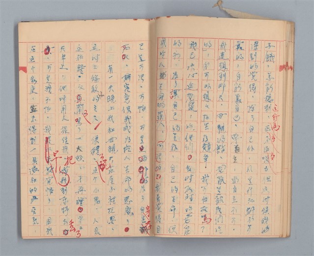 主要名稱：省立高雄女子中學作文簿（「祖父」等）圖檔，第12張，共16張
