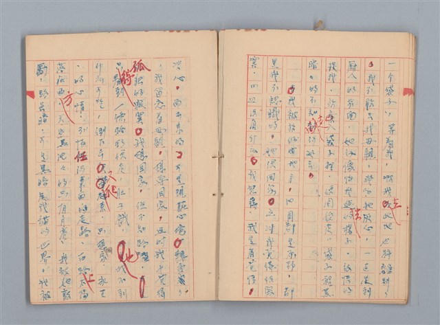 主要名稱：省立高雄女子中學作文簿（「祖父」等）圖檔，第14張，共16張