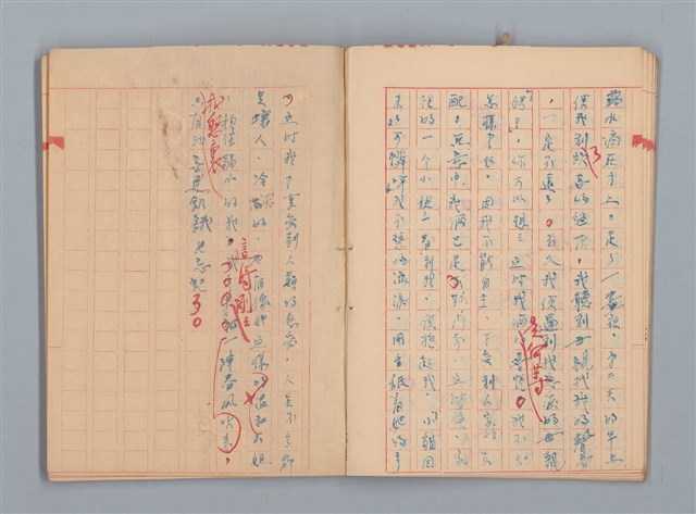 主要名稱：省立高雄女子中學作文簿（「祖父」等）圖檔，第15張，共16張