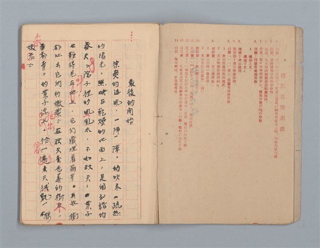 主要名稱：省立高雄女子中學作文簿：初中部（「最後的開始」等）圖檔，第3張，共30張