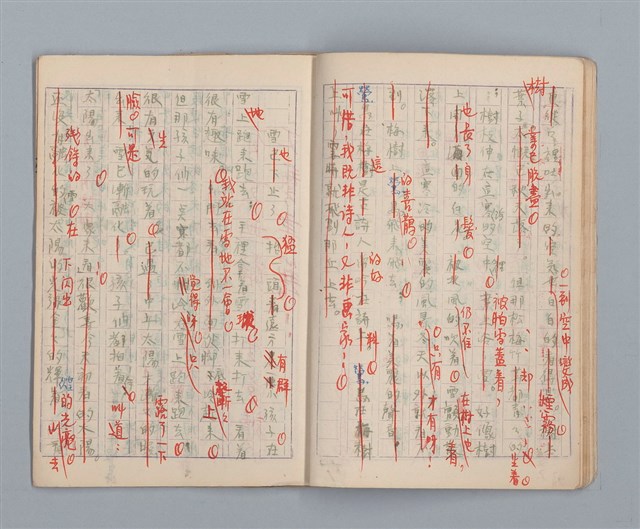 主要名稱：省立高雄女子中學作文簿：初中部二年級（「我的家庭」等）圖檔，第13張，共27張
