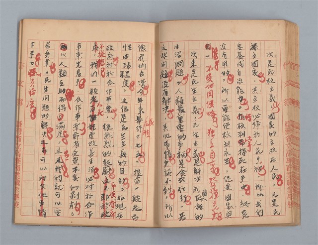 主要名稱：省立高雄商業職業學校作文簿：高級科一年級上學期（「日記的一頁」等）圖檔，第25張，共53張