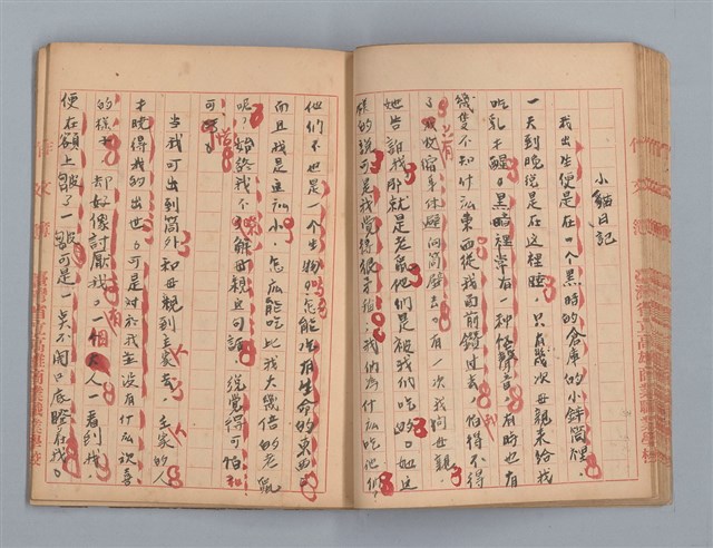 主要名稱：省立高雄商業職業學校作文簿：高級科一年級上學期（「日記的一頁」等）圖檔，第28張，共53張