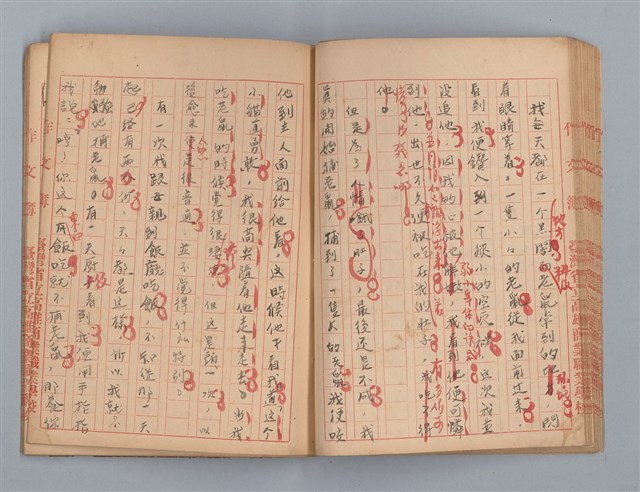 主要名稱：省立高雄商業職業學校作文簿：高級科一年級上學期（「日記的一頁」等）圖檔，第34張，共53張