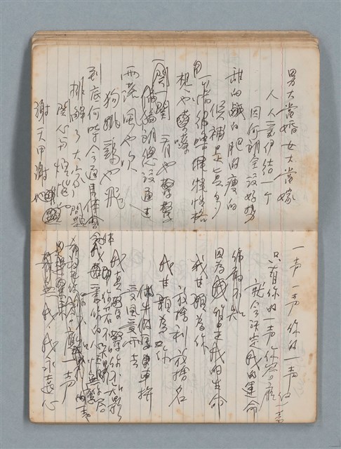 主要名稱：74年作詞簿 NO.4（筆記本）圖檔，第29張，共85張