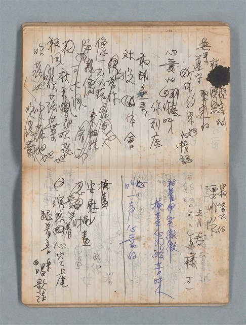 主要名稱：74年作詞簿 NO.4（筆記本）圖檔，第61張，共85張