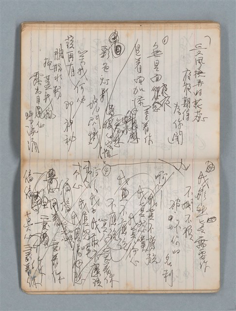 主要名稱：74年作詞簿 NO.4（筆記本）圖檔，第72張，共85張