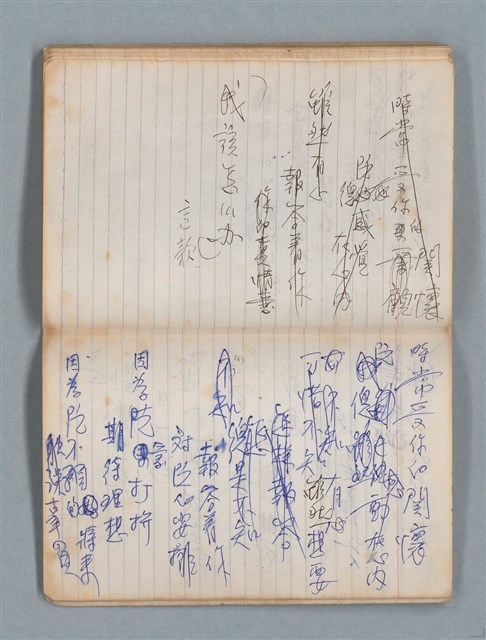 主要名稱：74年作詞簿 NO.4（筆記本）圖檔，第75張，共85張