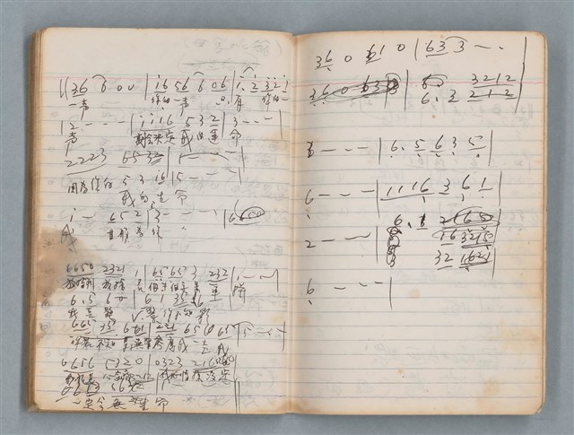 主要名稱：74年作詞簿 NO.4（筆記本）圖檔，第78張，共85張