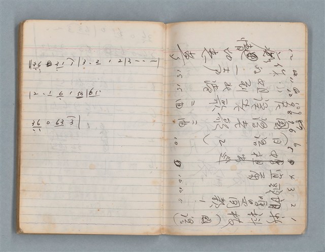 主要名稱：74年作詞簿 NO.4（筆記本）圖檔，第79張，共85張