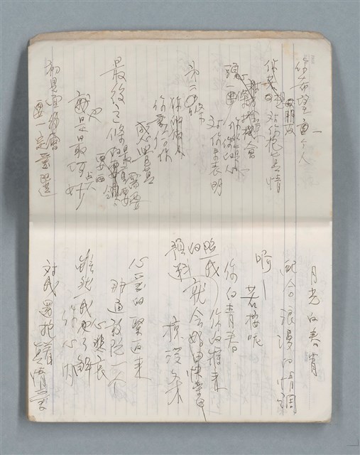 主要名稱：75年作詞簿 NO.1（筆記本）圖檔，第5張，共100張