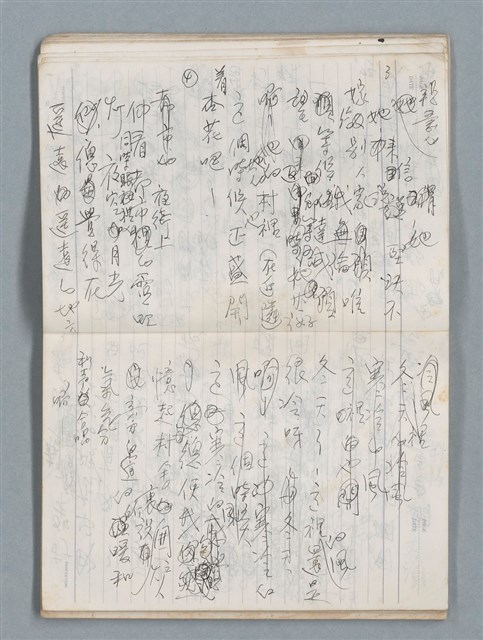 主要名稱：75年作詞簿 NO.1（筆記本）圖檔，第36張，共100張