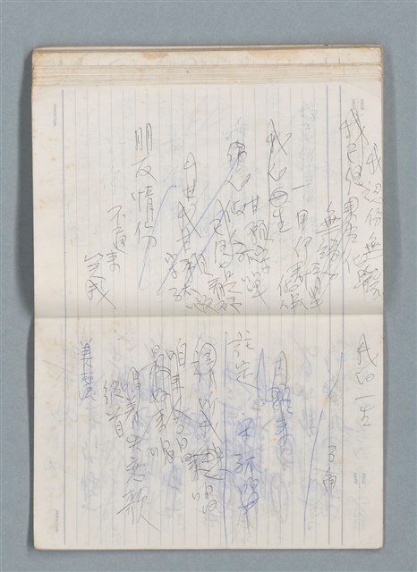 主要名稱：75年作詞簿 NO.1（筆記本）圖檔，第81張，共100張