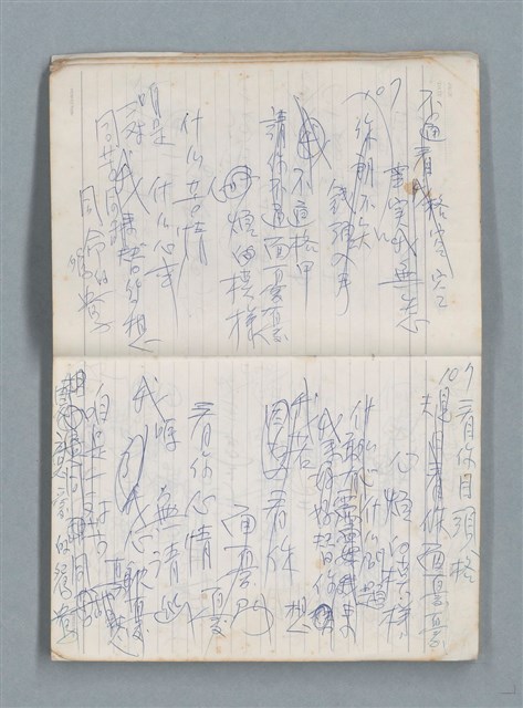 主要名稱：76年作詞簿 NO.2（筆記本）圖檔，第8張，共100張