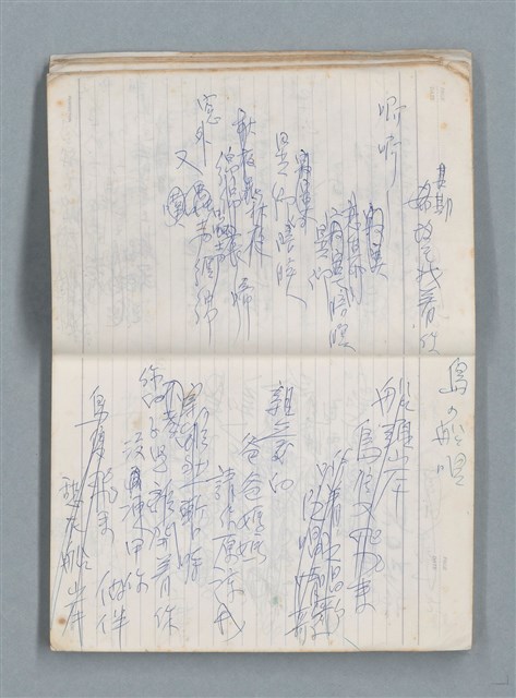 主要名稱：76年作詞簿 NO.2（筆記本）圖檔，第14張，共100張