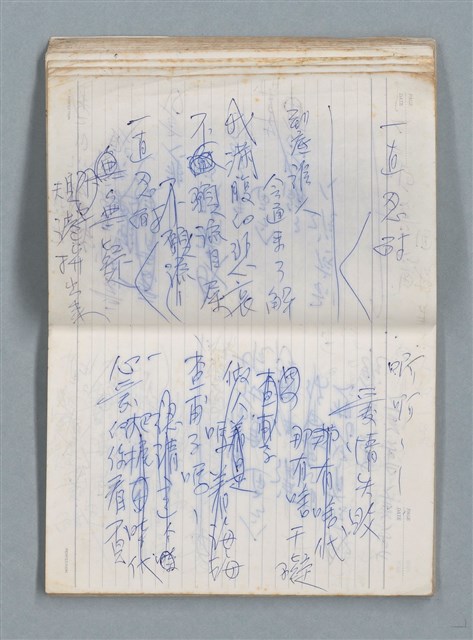 主要名稱：76年作詞簿 NO.2（筆記本）圖檔，第42張，共100張