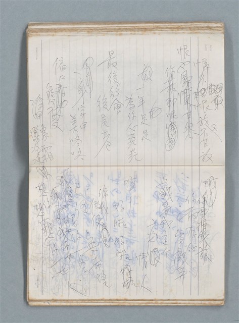 主要名稱：76年作詞簿 NO.2（筆記本）圖檔，第55張，共100張