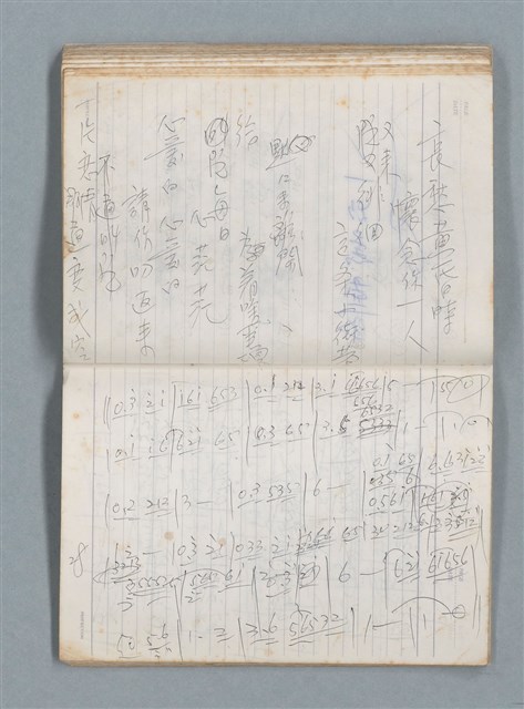 主要名稱：76年作詞簿 NO.2（筆記本）圖檔，第77張，共100張