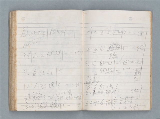 主要名稱：76年作詞簿 NO.2（筆記本）圖檔，第83張，共100張