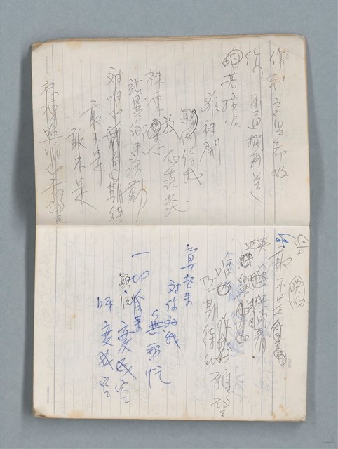 主要名稱：76年作詞簿 NO.4（筆記本）圖檔，第5張，共95張