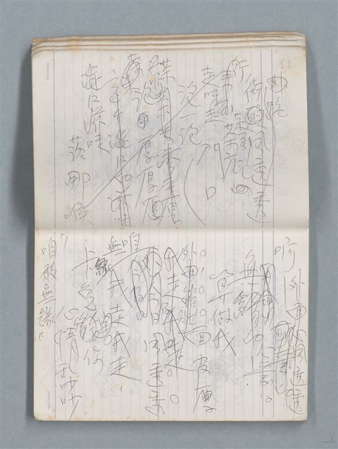 主要名稱：76年作詞簿 NO.4（筆記本）圖檔，第18張，共95張