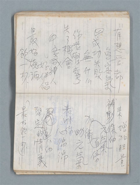 主要名稱：76年作詞簿 NO.4（筆記本）圖檔，第46張，共95張