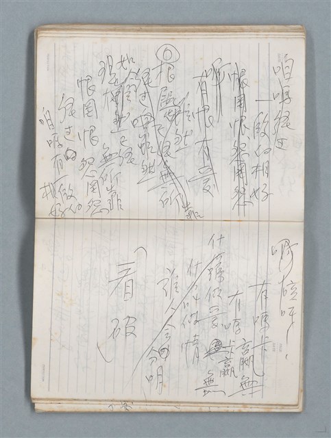 主要名稱：76年作詞簿 NO.4（筆記本）圖檔，第56張，共95張