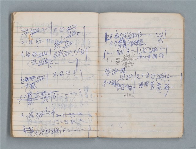 主要名稱：78年作詞簿 NO.1（筆記本）圖檔，第78張，共86張